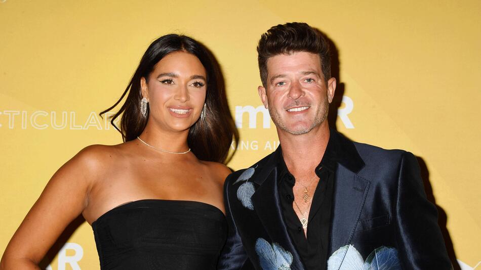 Robin Thicke und April Love Geary