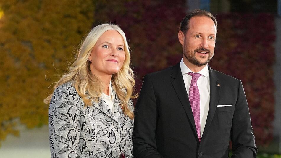 Mette-Marit und Haakon von Norwegen im November 2023 bei einem Besuch in Berlin.