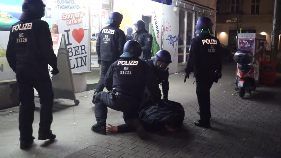 Polizeieinsatz in der Silvesternacht