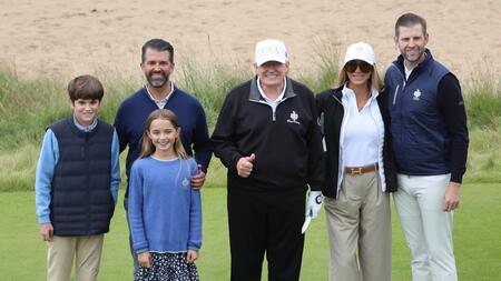 Donald Trump: US-Präsident eröffnet in Schottland neuen Golfplatz