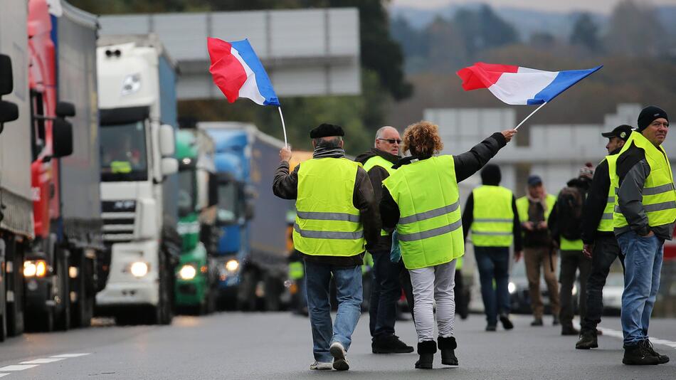 Demonstration in Frankreich