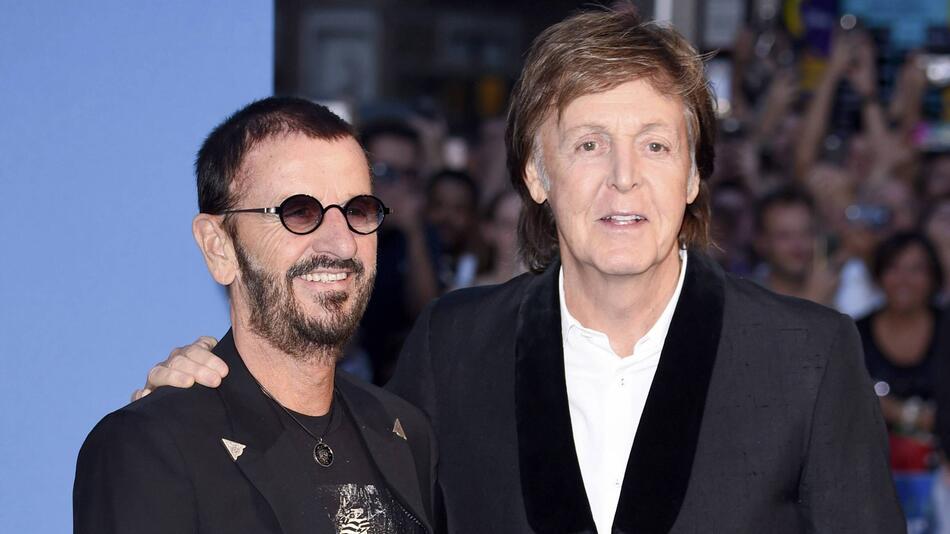 Ringo Starr und Paul McCartney