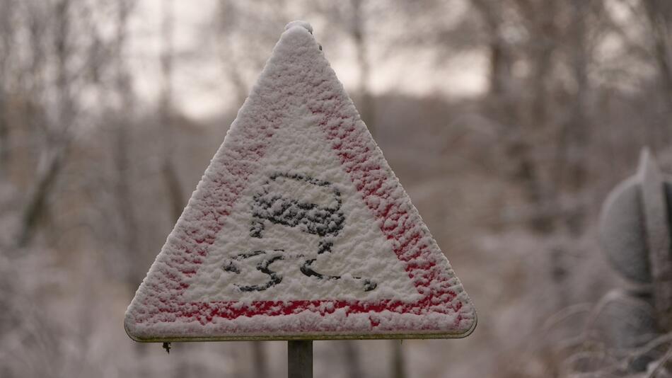 Wintereinbruch im Westerwald