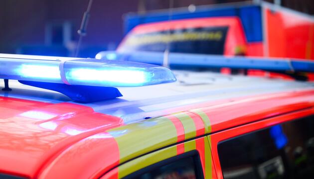Notarzt und Rettungswagen