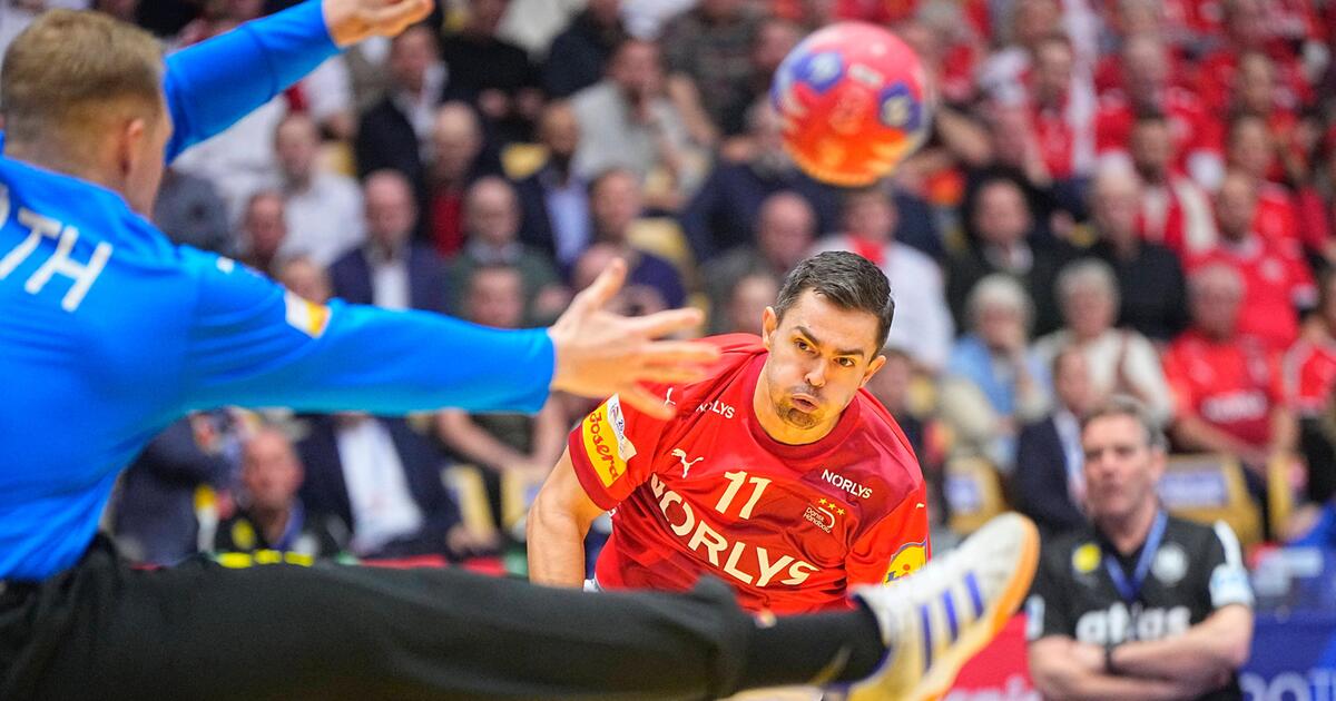 HandballWM 2025 im LiveTicker Deutschland Dänemark 1&1
