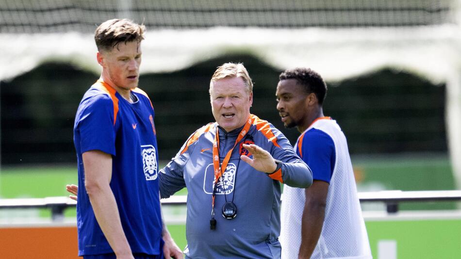 Training der niederländischen Nationalmannschaft