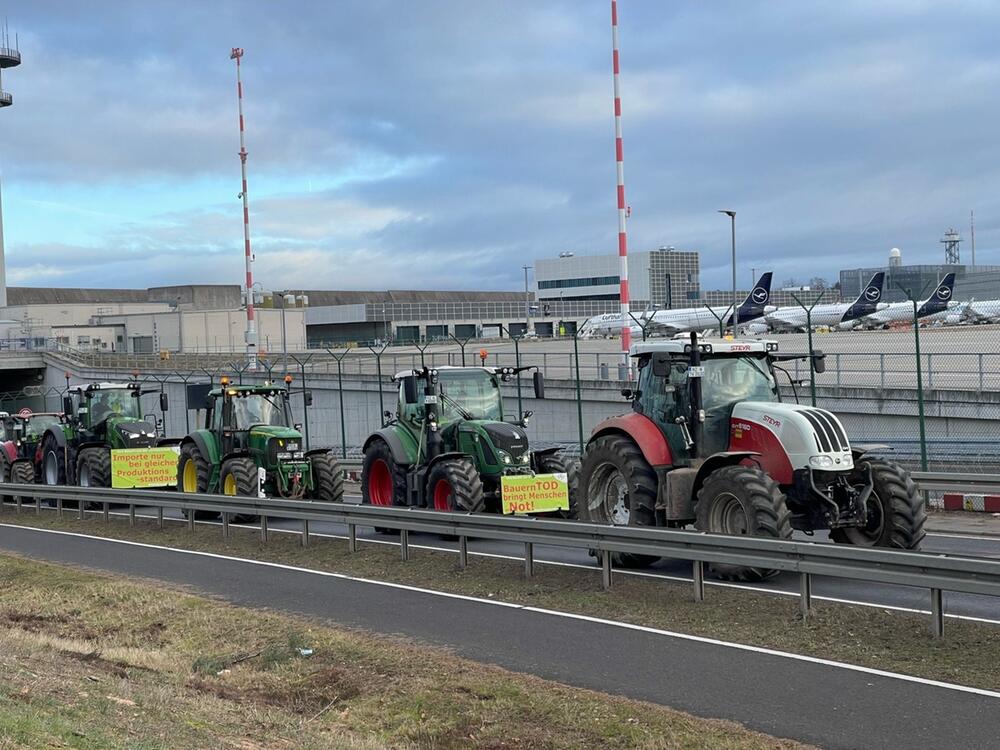 Bauernproteste - Frankfurt