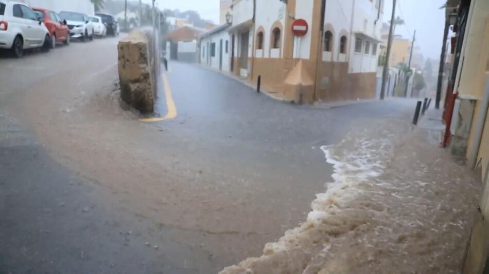 Unwetter erreicht Balearen: Starker Regen auf Mallorca