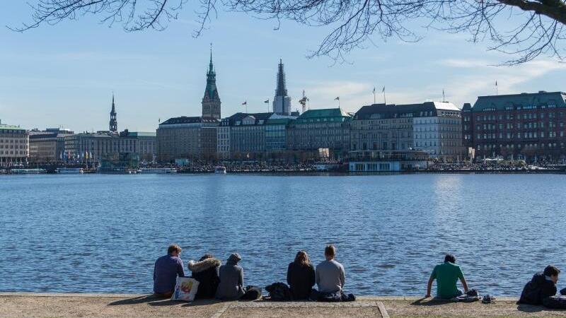 Sonnenschein in Hamburg