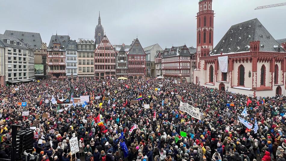 Demonstrationen gegen Rechtsextremismus - Frankfurt/Main