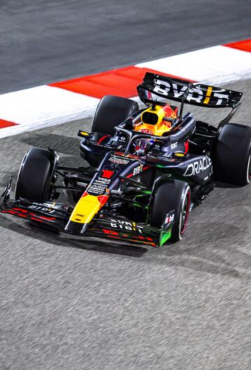 Max Verstappen im Red Bull