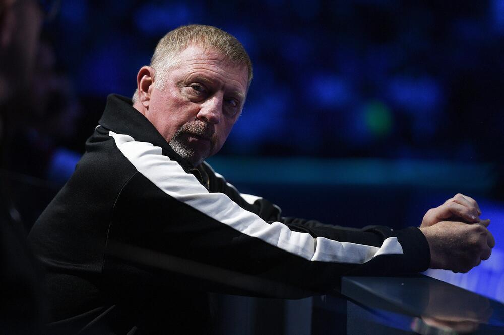 Boris Becker verfolgt das Finale der ATP Finals in Turin 2023