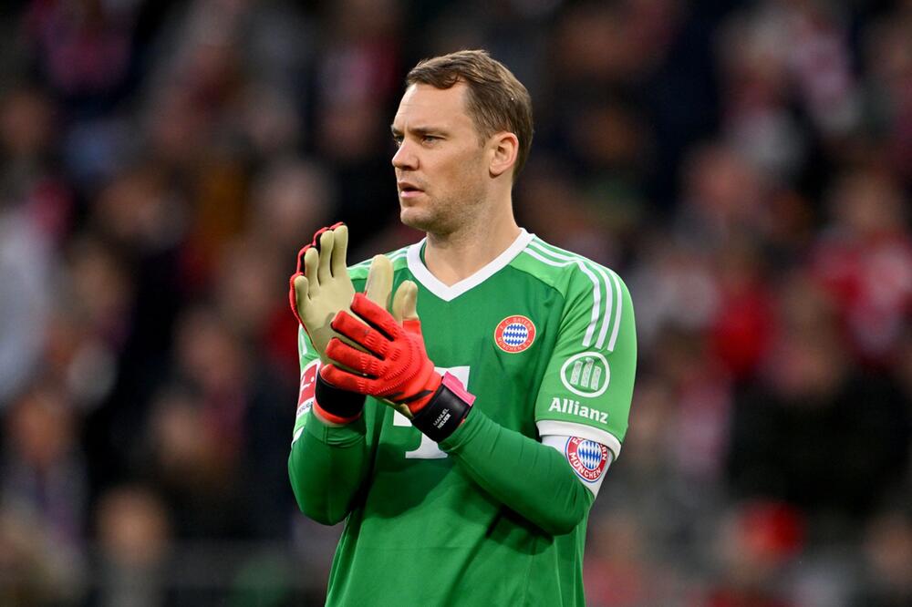 Bayern-Torwart Manuel Neuer während des Spiels gegen Bayer Leverkusen