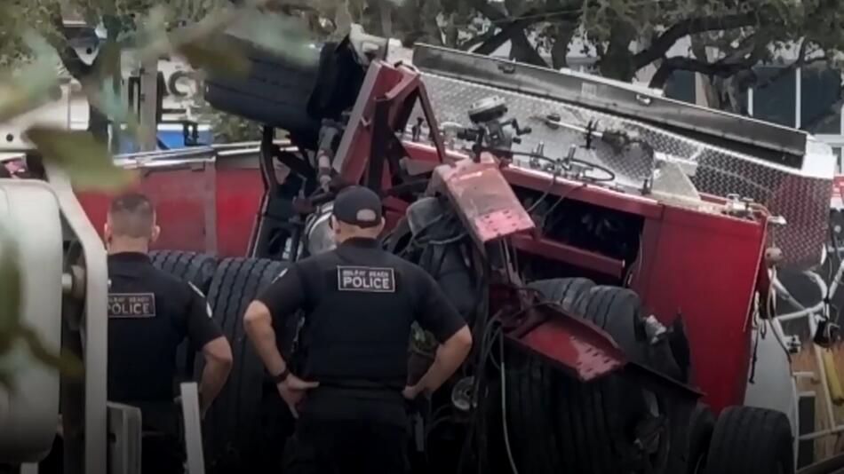 Feuerwehrfahrzeug in Delray Beach