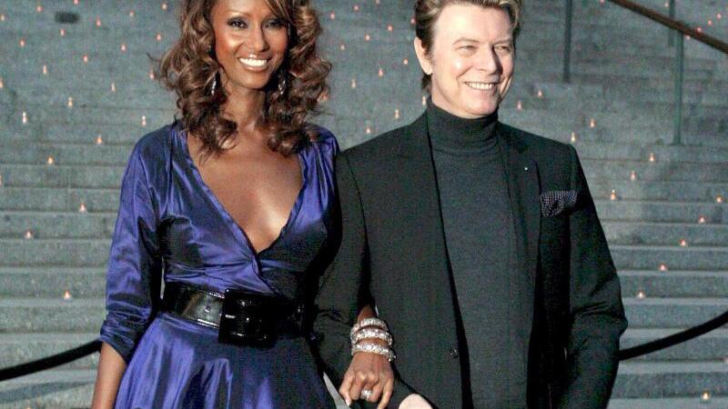 David Bowie und seine Frau Iman