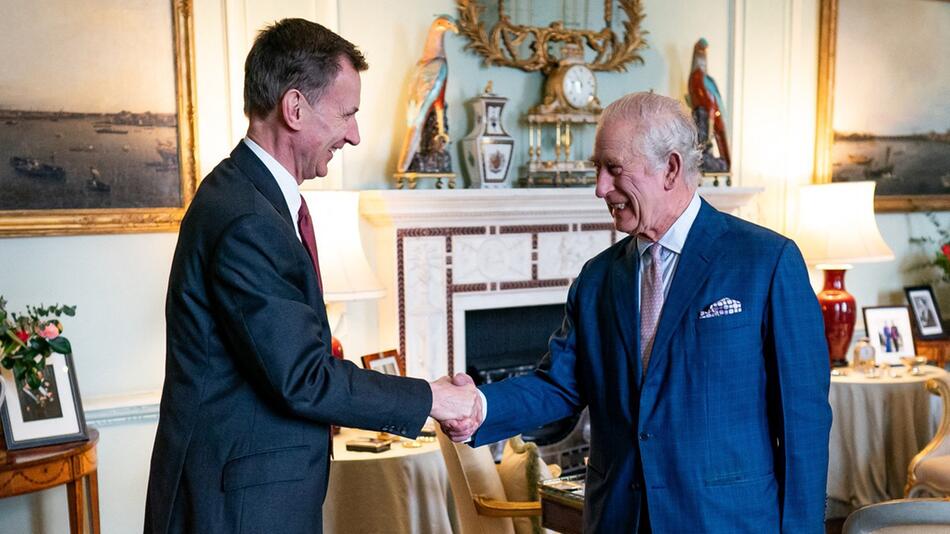 Finanzminister Jeremy Hunt und König Charles III. trafen sich am 5. März im Buckingham-Palast.