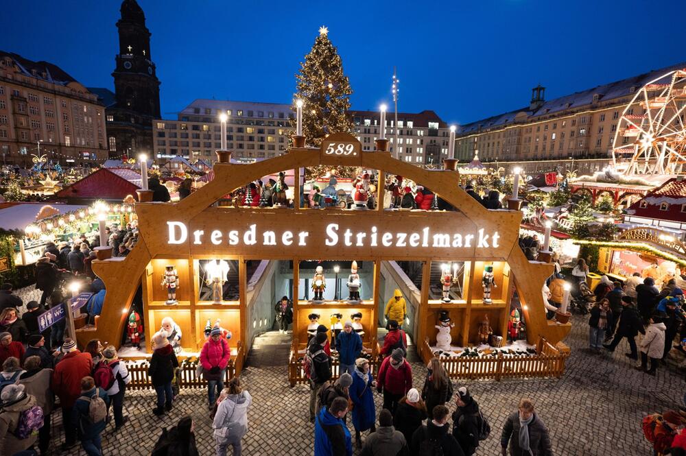 Eröffnung 589. Dresdner Striezelmarkt