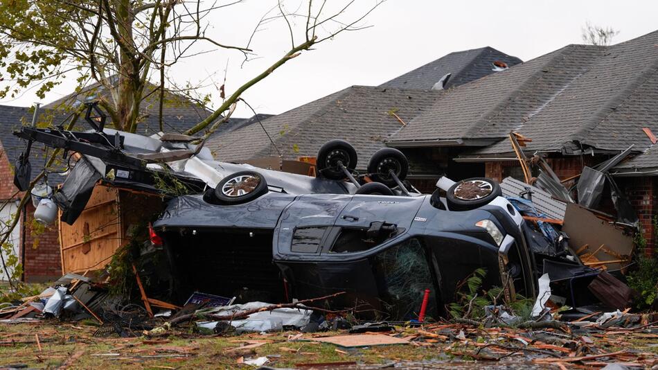 Nach dem Tornado durch Oklahoma City