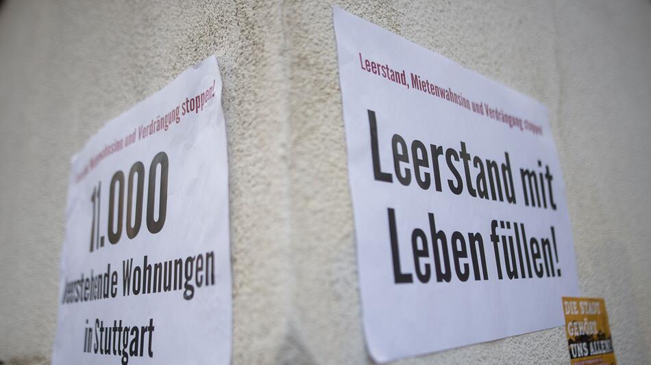 Demonstration gegen Wohnungsräumung