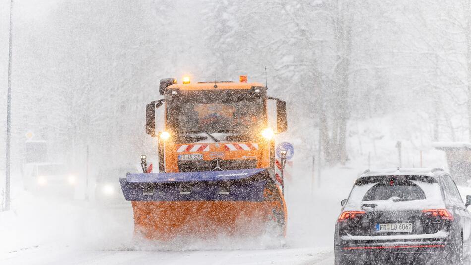 Weitere Schneefälle in Baden-Württemberg erwartet