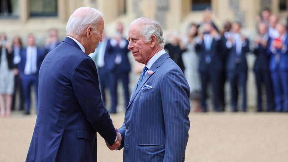 Joe Biden und König Charles III.