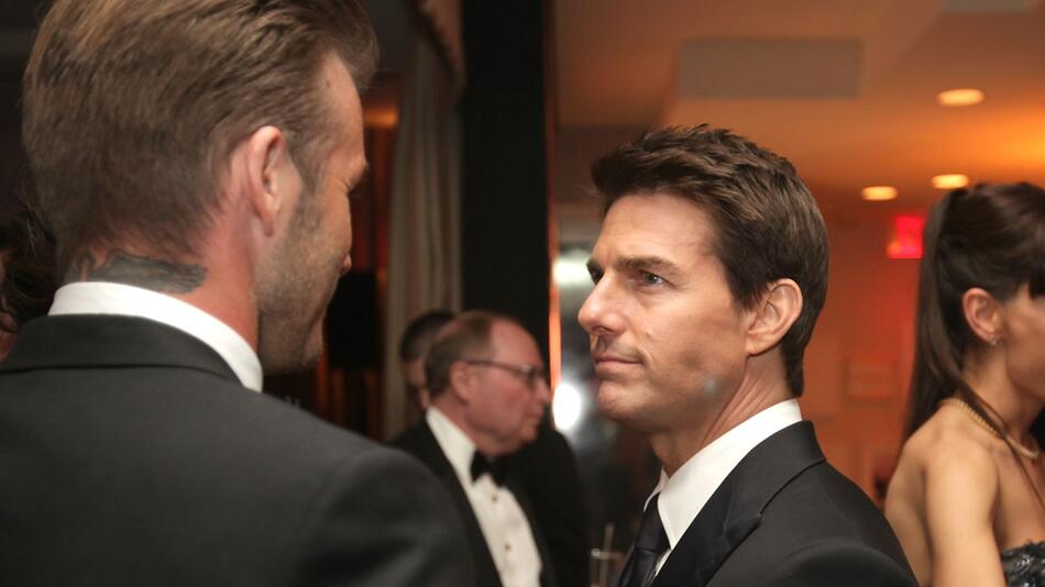 Tom Cruise und die Beckhams