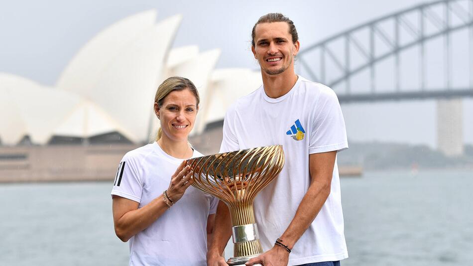 Angelique Kerber und Alexander Zverev