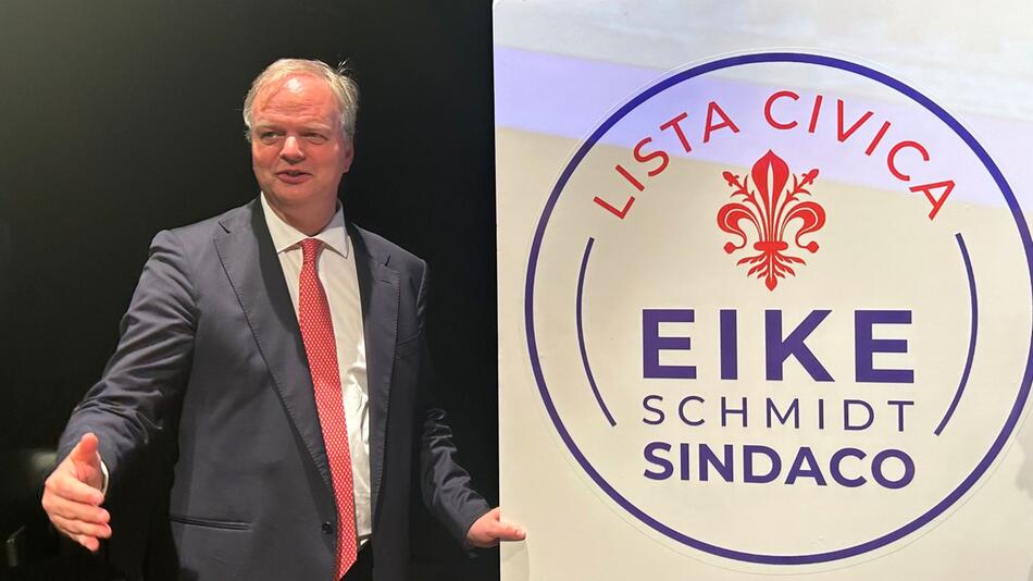 Eike Schmidt, Kandidat um das Amt des Bürgermeisters in Florenz