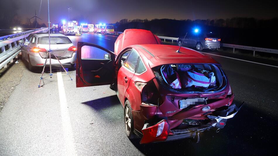 Unfall auf der A7