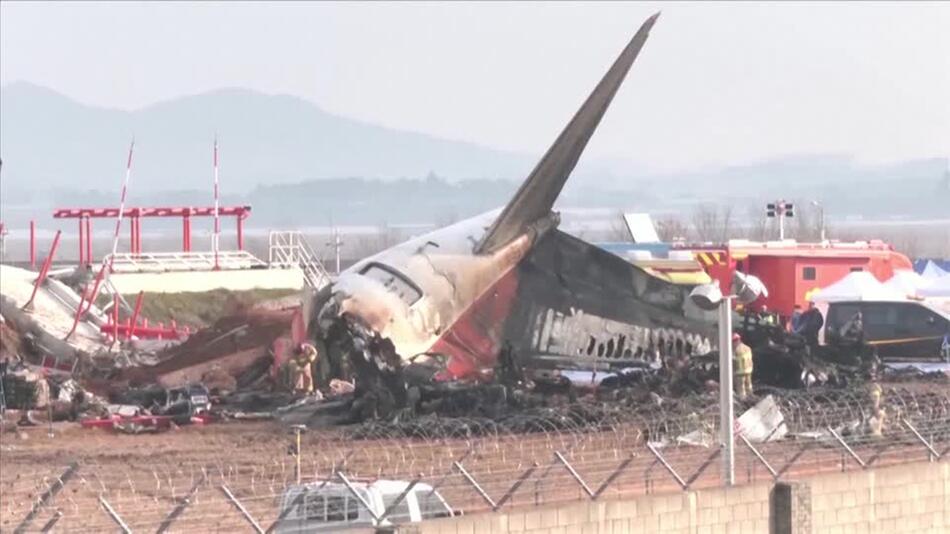 Südkorea: Sicherheitsüberprüfung nach schwerem Flugzeugunglück