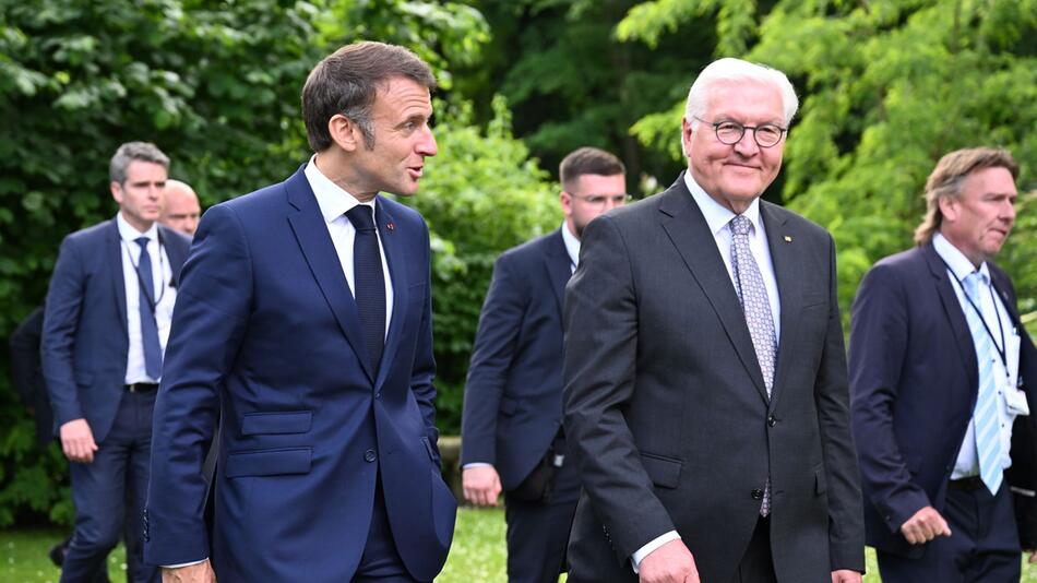 Staatsbesuch Frankreichs Präsident Macron - Münster