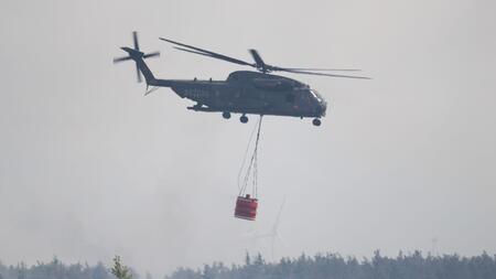 Brand in der Gohrischheide - Löscharbeiten gehen weiter