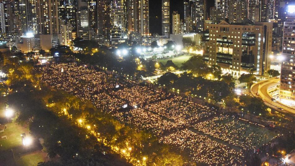Gedenken an Tian'anmen-Massaker in Hongkong