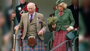 König Charles und Königin Camilla bei den Highland Games.