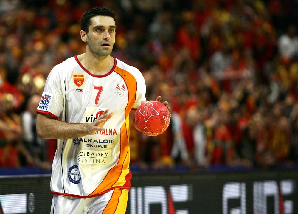 Handballspieler Kiril Lazarov.