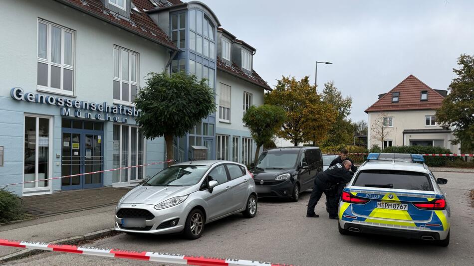 Banküberfall in München - Täter auf der Flucht