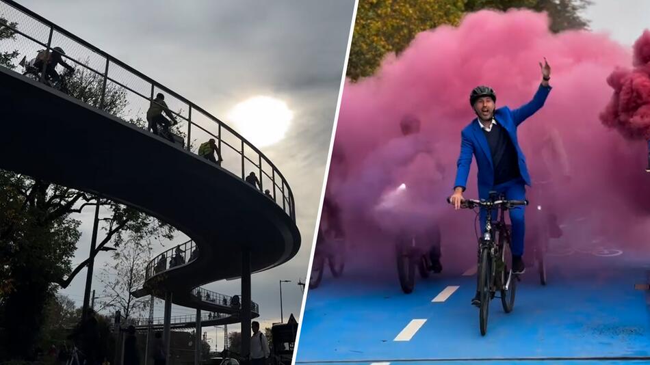 Im Winter beheizt: Tübingen eröffnet die teuerste Radbrücke Deutschlands