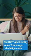 ChatGPT: KI gibt keine Trennungsratschläge mehr
