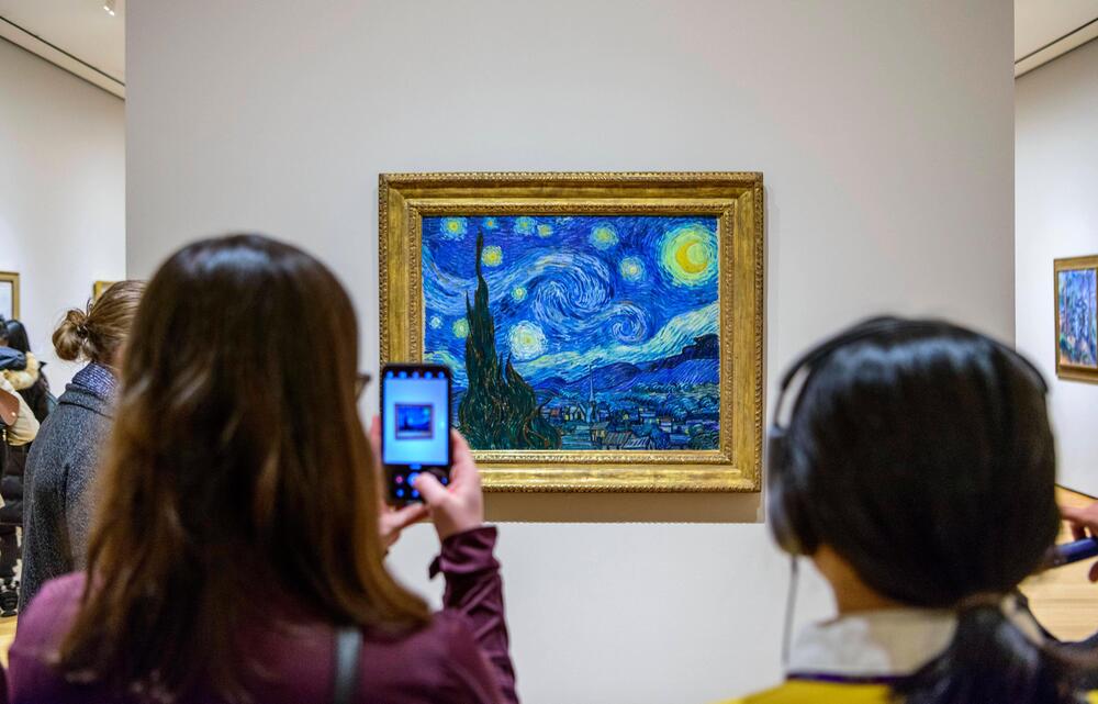 Die Sternennacht, Vincent Van Gogh, Museum of Arts
