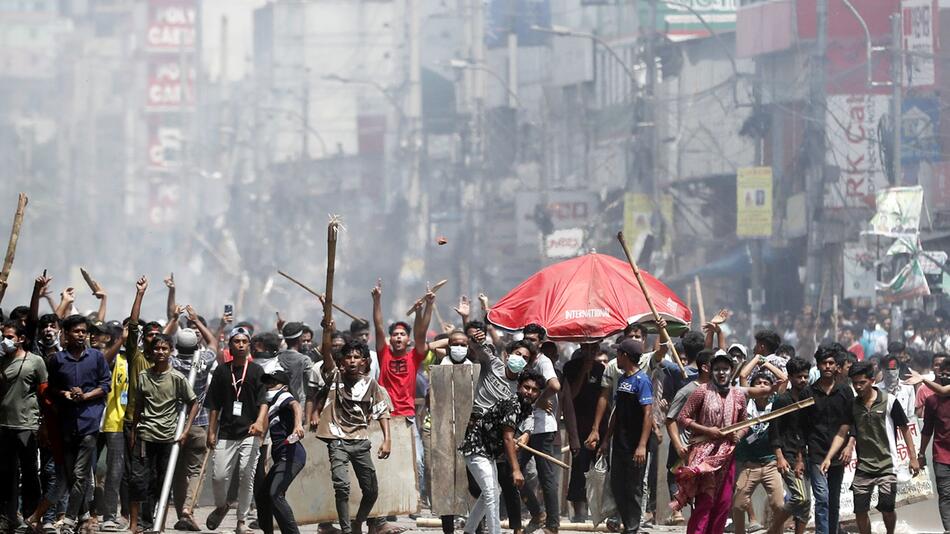 Studentenproteste in Bangladesch