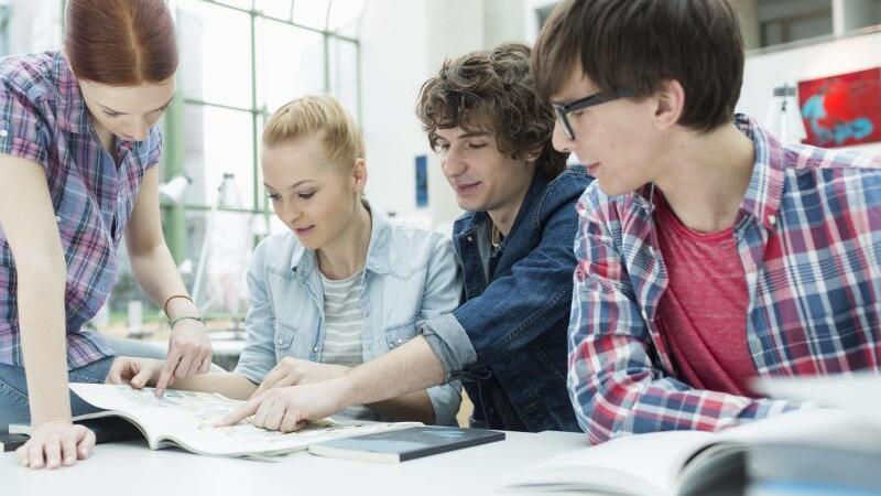 Gruppe von Studenten