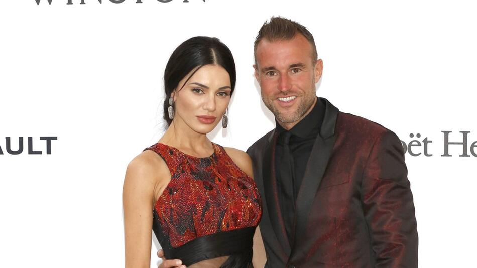 Philipp Plein and Andreea Sasu im Jahr 2017 in Cannes.