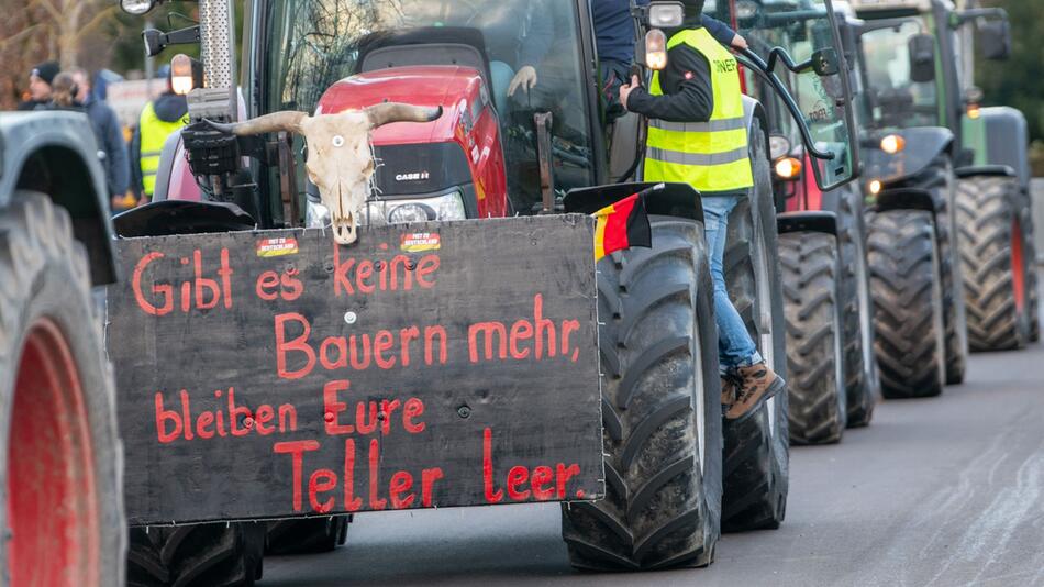 Protest der Landwirte - Günzburg