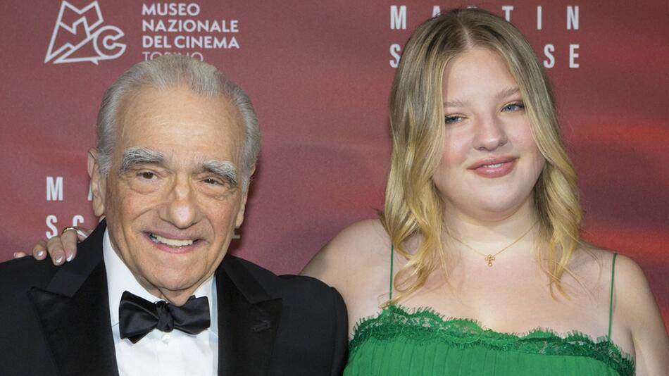 Martin Scorsese mit seiner Tochter Francesca in Turin.