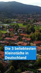 Beliebteste Kleinstädte in Deutschland