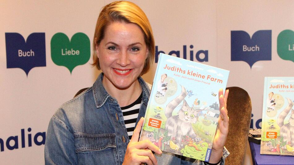 Nie wieder "Tagesschau": Judith Rakers mit ihrem frisch erschienenen Kinderbuch "Judiths kleine ...