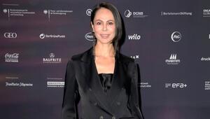 Natalia Yegorova auf dem roten Teppich 2022 in Düsseldorf.