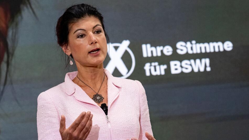 Vorstellung EU-Wahlkampagne Bündnis Sahra Wagenknecht