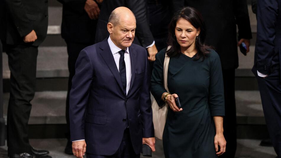 Olaf Scholz und Annalena Baerbock