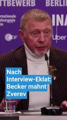 Nach Interview-Abbruch: Becker mahnt Zverev